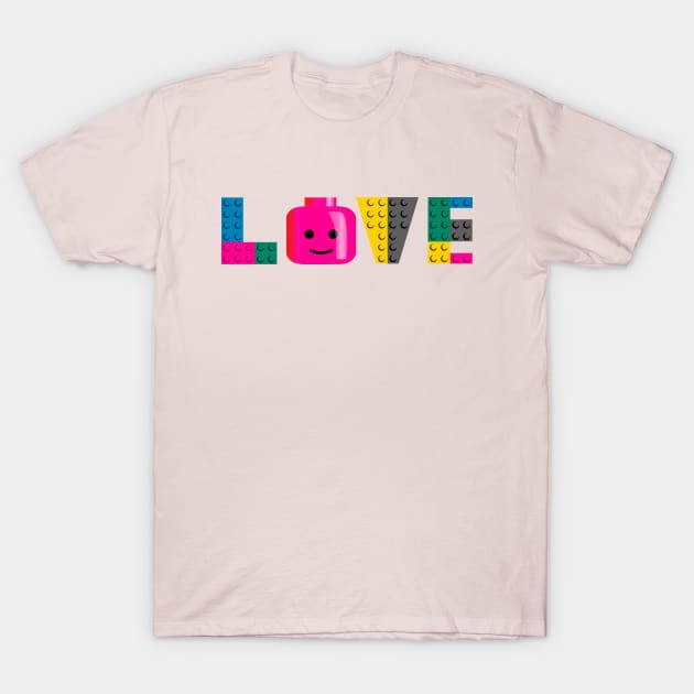 LOVE LEGO T-Shirt by jamedleo